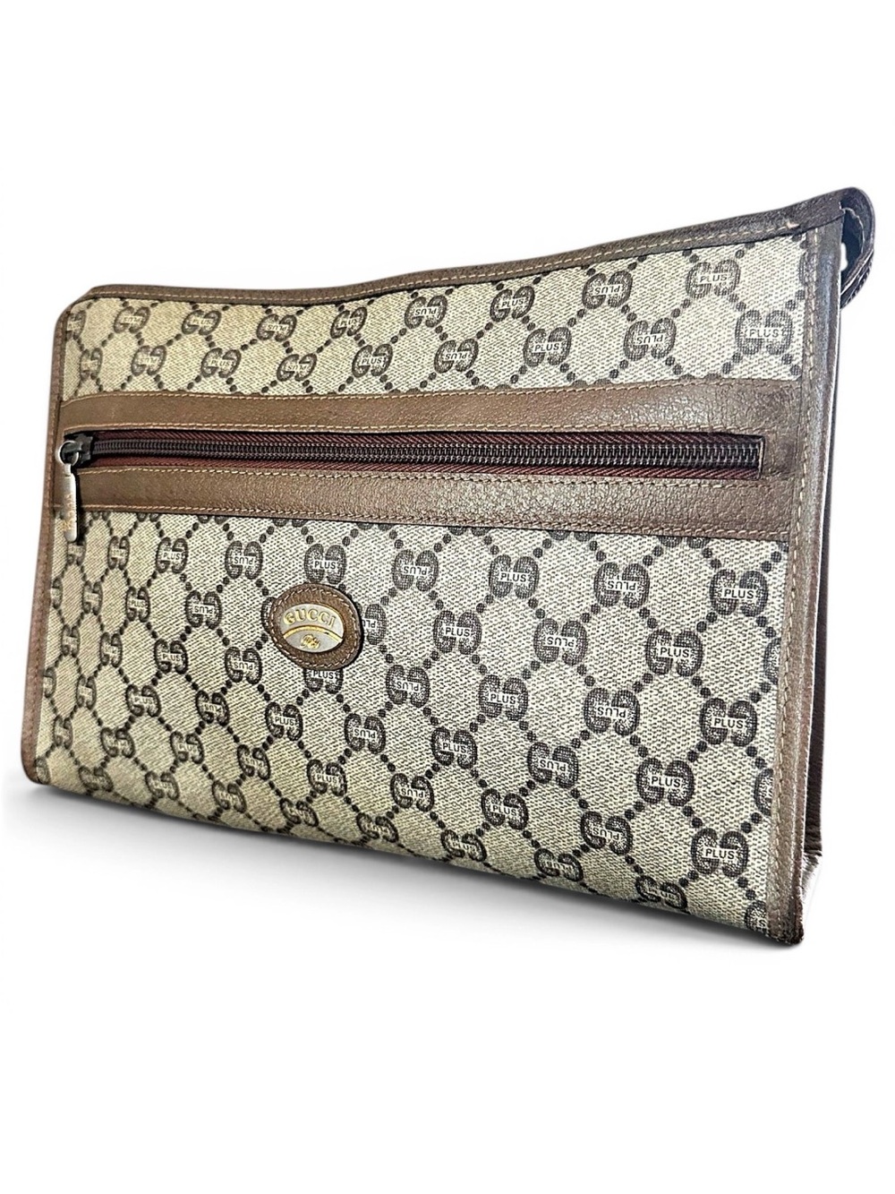 Gucci GG Plus Vintage Monogram Clutch